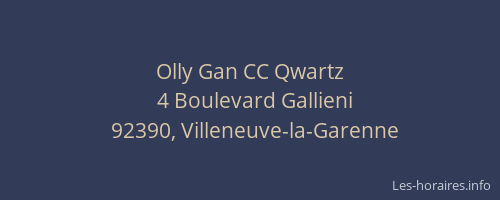 Olly Gan CC Qwartz