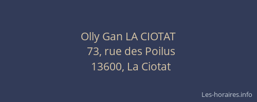 Olly Gan LA CIOTAT