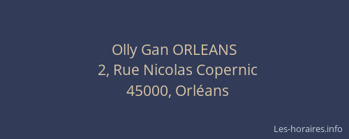 Olly Gan ORLEANS