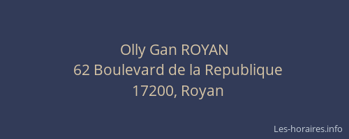 Olly Gan ROYAN