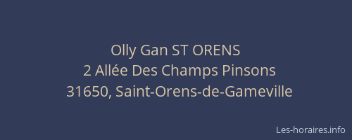 Olly Gan ST ORENS