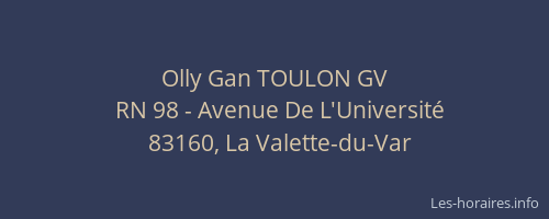 Olly Gan TOULON GV