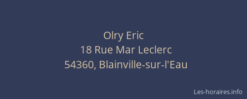 Olry Eric