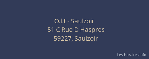 O.l.t - Saulzoir