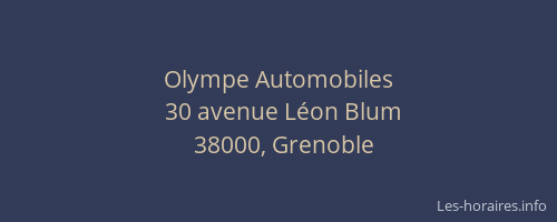 Olympe Automobiles