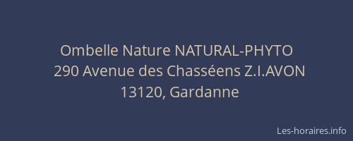 Ombelle Nature NATURAL-PHYTO