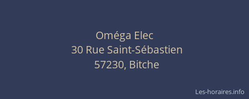 Om&eacute;ga Elec