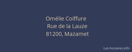 Omélie Coiffure