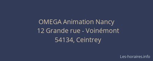 OMEGA Animation Nancy