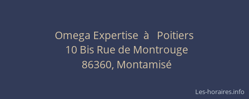 Omega Expertise  à   Poitiers