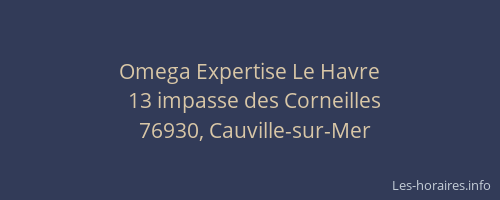 Omega Expertise Le Havre