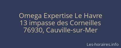 Omega Expertise Le Havre