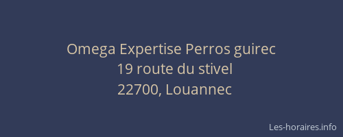 Omega Expertise Perros guirec