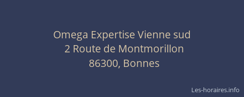 Omega Expertise Vienne sud