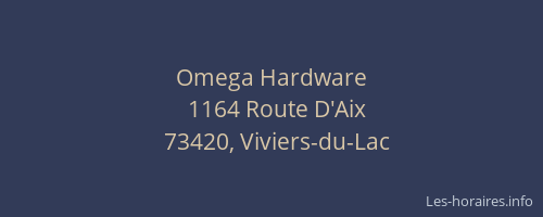 Omega Hardware