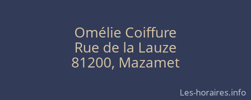 Omélie Coiffure