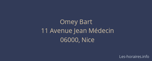 Omey Bart
