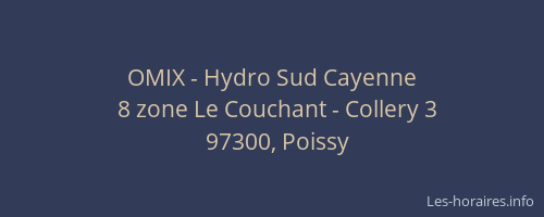 OMIX - Hydro Sud Cayenne
