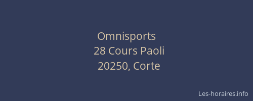 Omnisports
