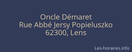 Oncle Démaret