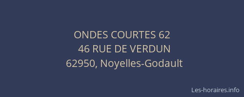 ONDES COURTES 62