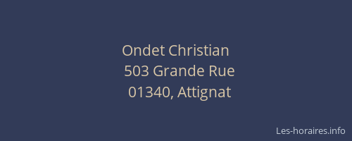 Ondet Christian