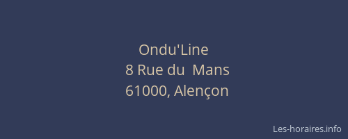 Ondu'Line