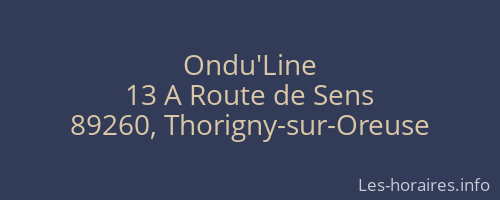 Ondu'Line