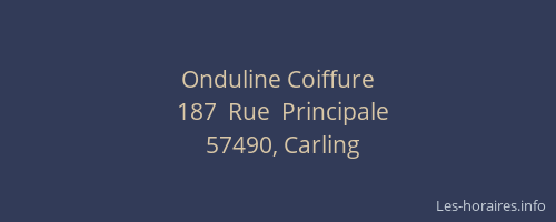 Onduline Coiffure