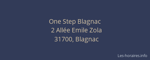 One Step Blagnac