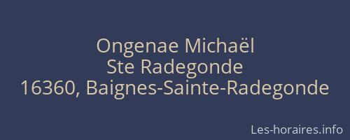 Ongenae Michaël