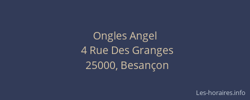 Ongles Angel