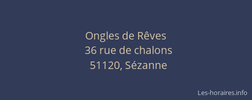 Ongles de Rêves