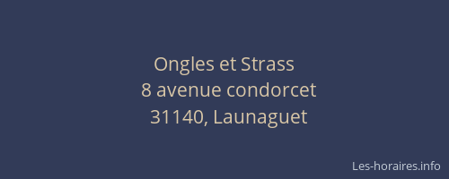 Ongles et Strass