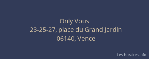Only Vous