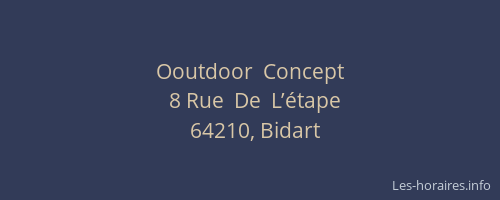 Ooutdoor  Concept