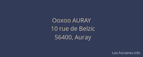 Ooxoo AURAY