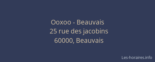 Ooxoo - Beauvais