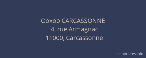 Ooxoo CARCASSONNE