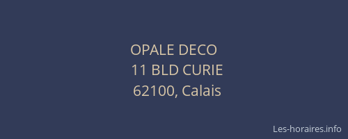 OPALE DECO