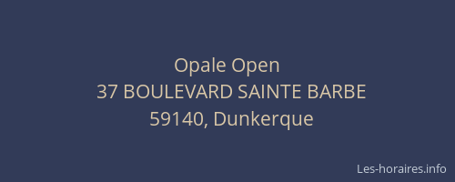 Opale Open