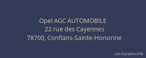 Opel AGC AUTOMOBILE