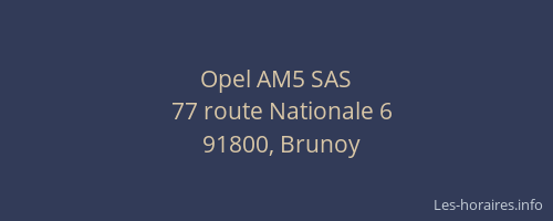 Opel AM5 SAS