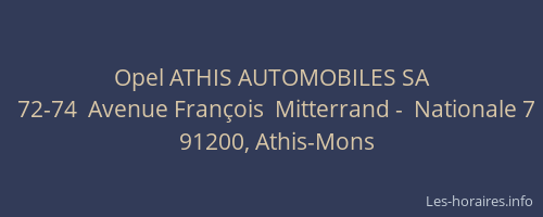 Opel ATHIS AUTOMOBILES SA