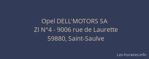 Opel DELL'MOTORS SA