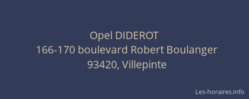 Opel DIDEROT
