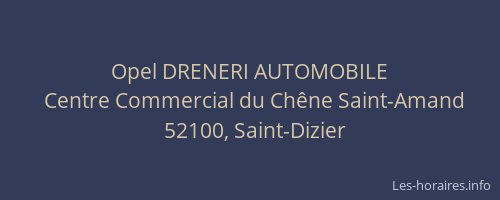 Opel DRENERI AUTOMOBILE