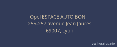 Opel ESPACE AUTO BONI