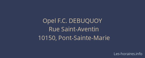 Opel F.C. DEBUQUOY
