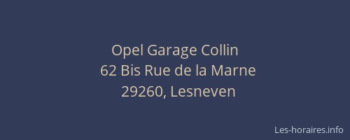 Opel Garage Collin